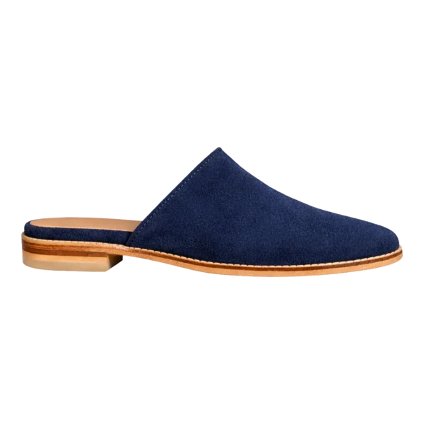 Mule Mitla Gamuza Azul