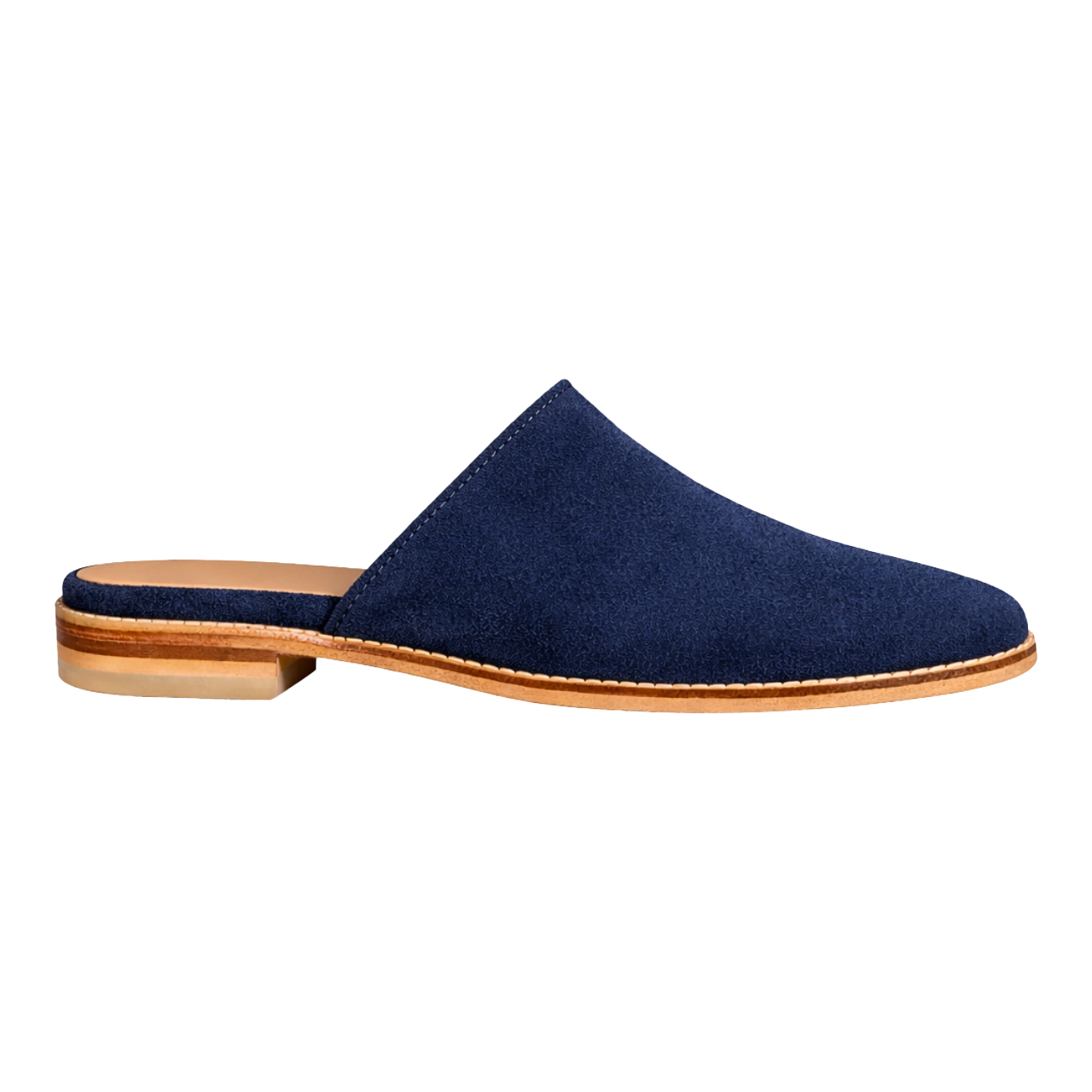 Mule Mitla Gamuza Azul