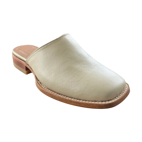 Mule Mezcal Hueso Piel Reciclada -Talla 25